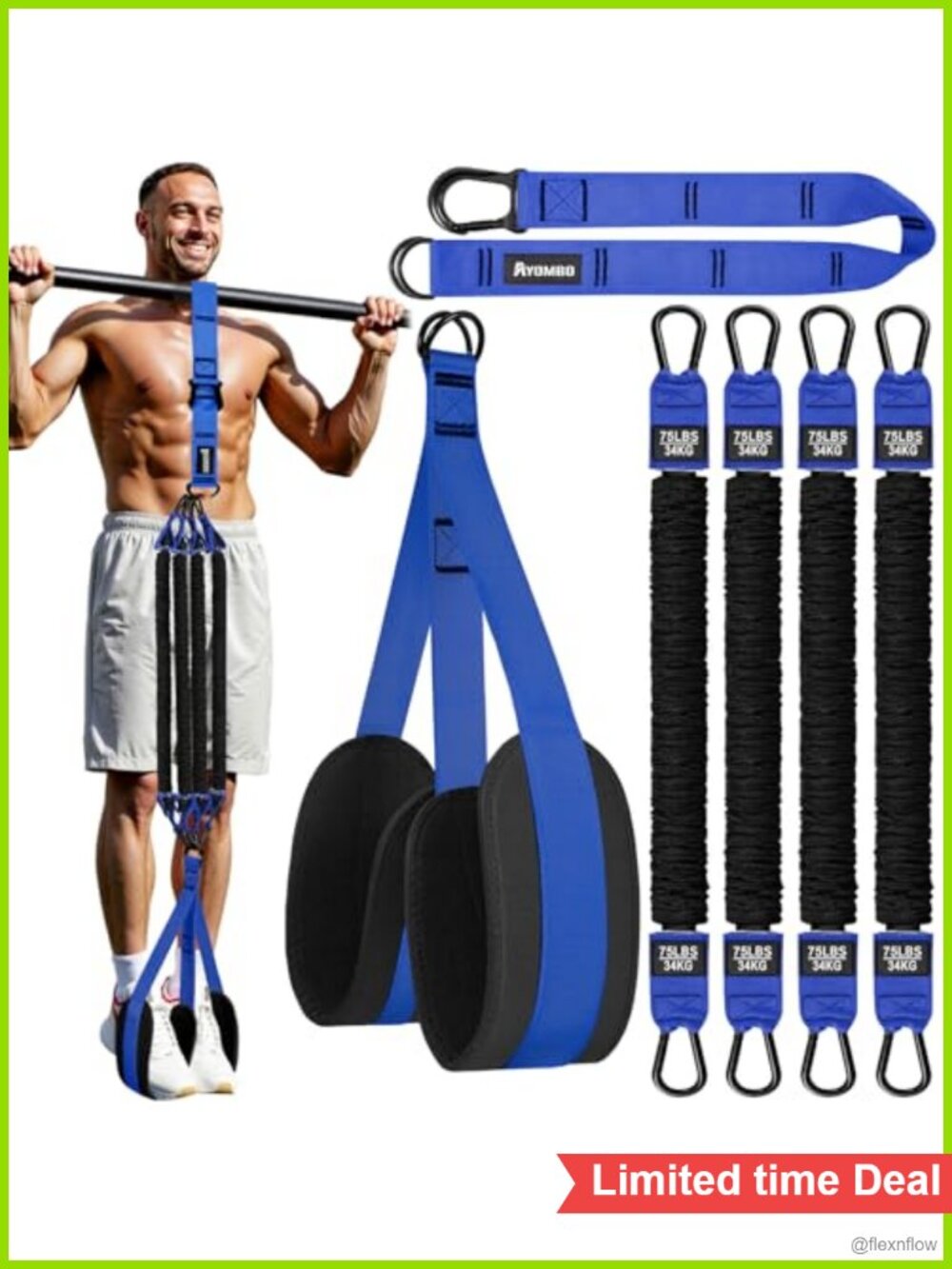 Pull Up Assistance Bands, Resistance Bands for Workout, Adjustable Heavy Duty